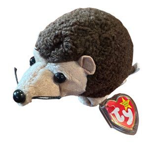 Ty Beanie Babies Prickles The Hedgehog - NWMT - errors